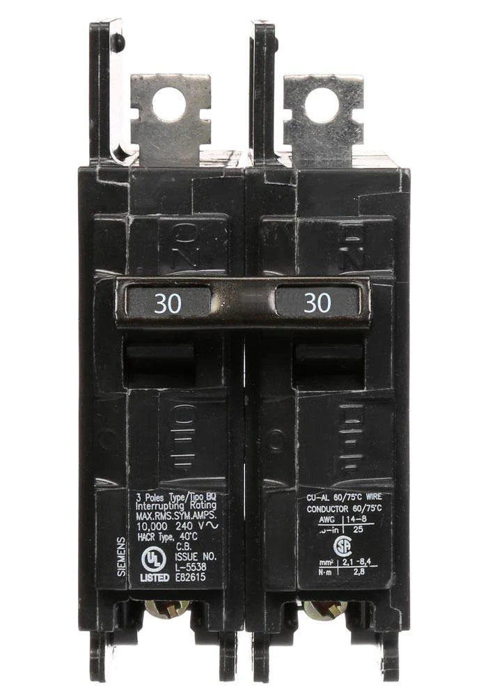 BQ2B030 | Siemens 2 Pole Circuit Breaker