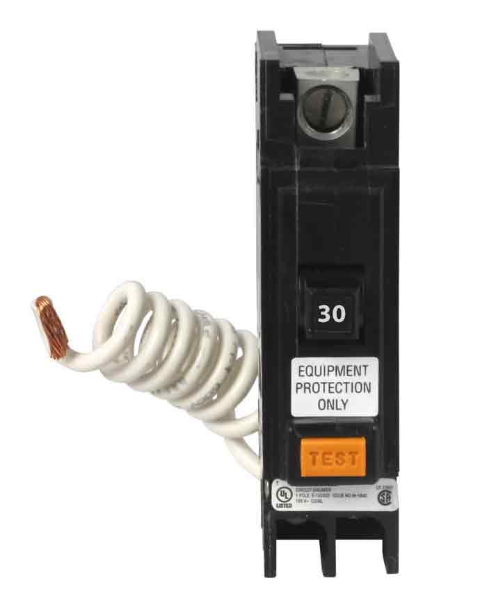 QCGFEP1030 | Eaton 30A 1-Pole 120V Ground Fault Circuit Breaker (QCGF Series)
