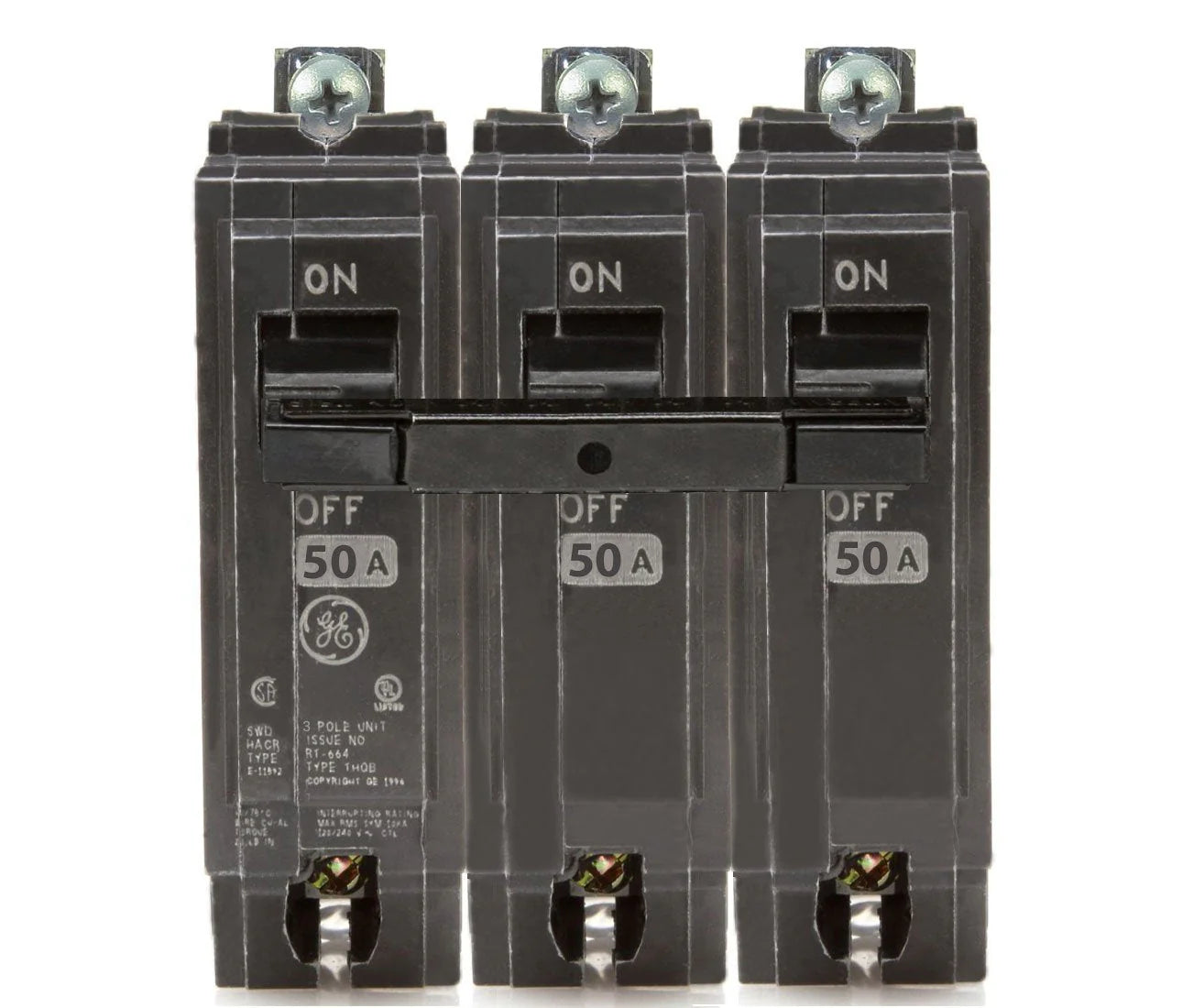 THQB32050 | General Electric 3 Pole Circuit Breaker