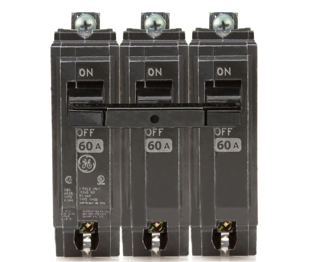 THQB32060 | General Electric 3 Pole Circuit Breaker