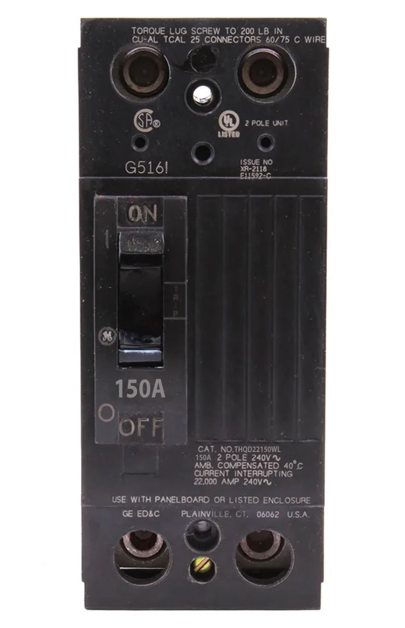 THQD22150WL | General Electric Molded Case Circuit Breaker