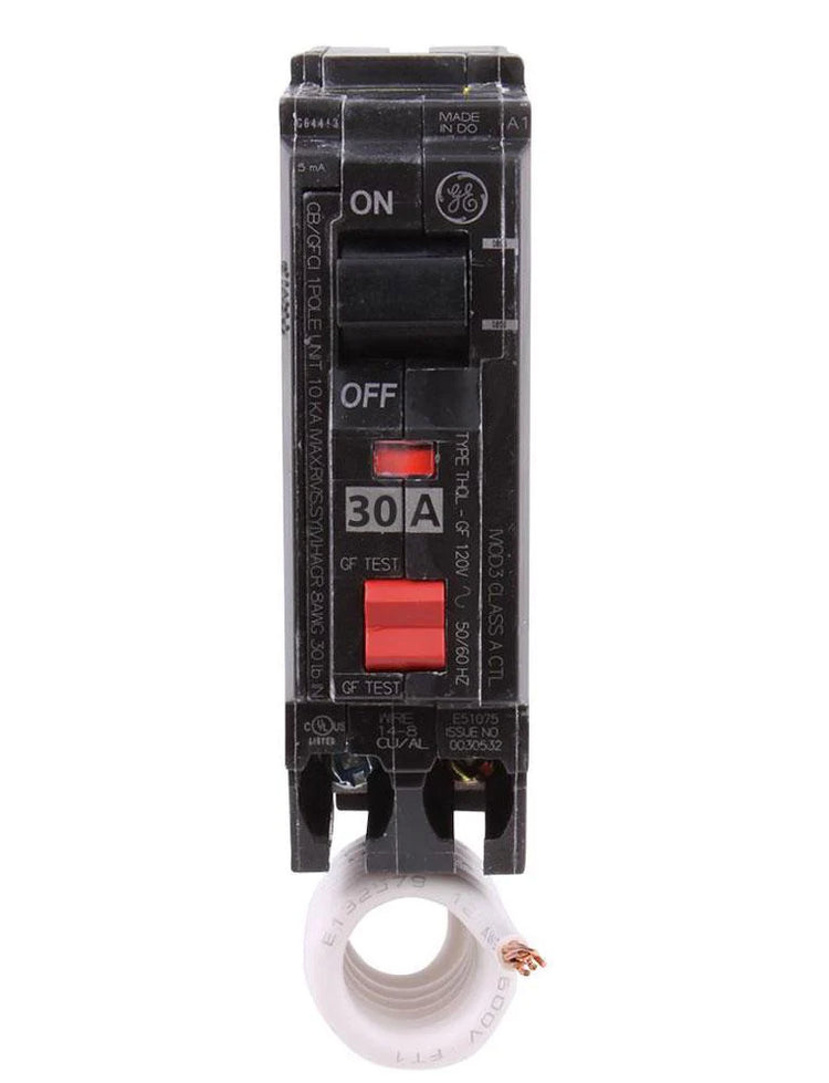 THQL1130GFT | General Electric 30 Amp GFCI Circuit Breaker