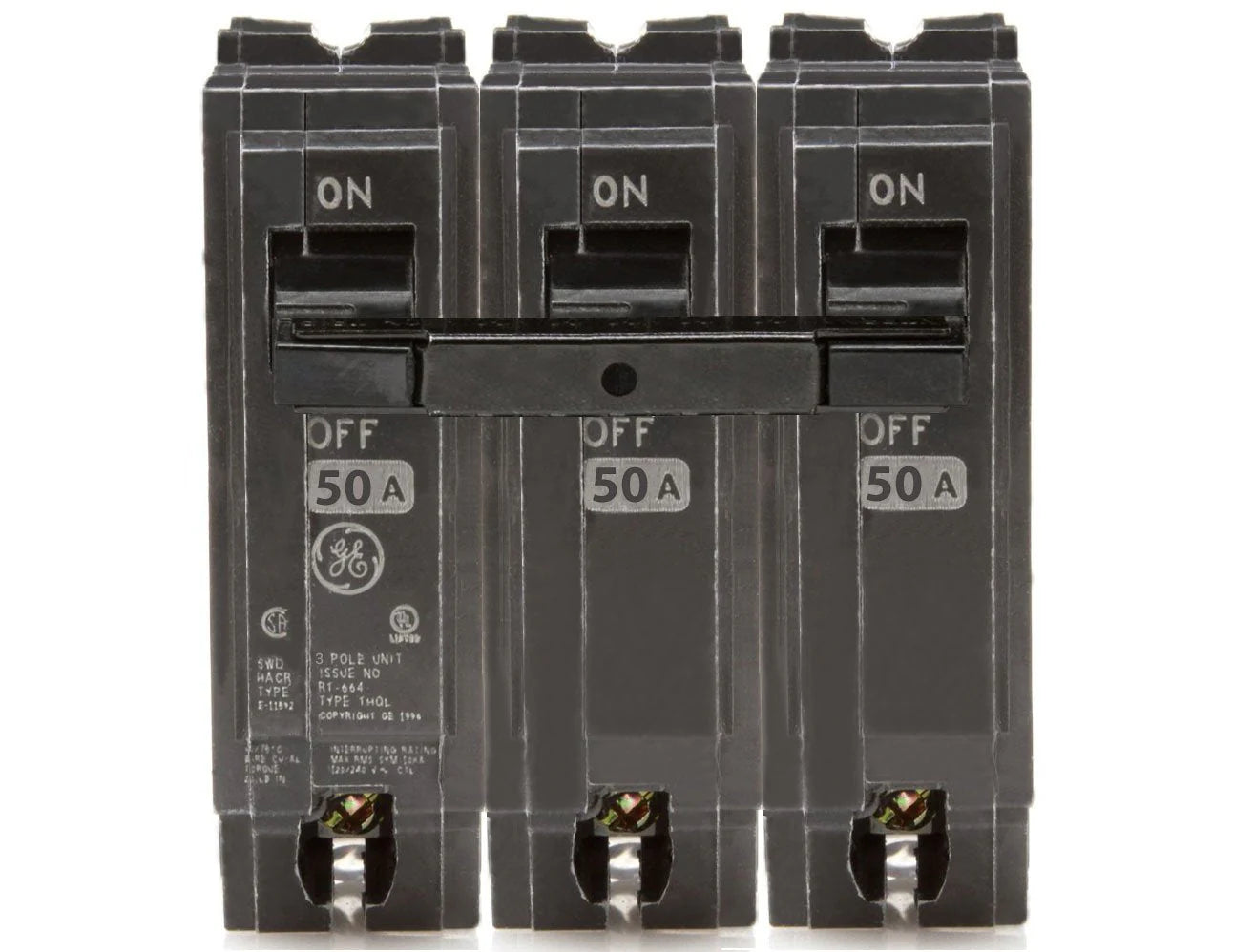 THQL32050 | General Electric 3 Pole Circuit Breaker