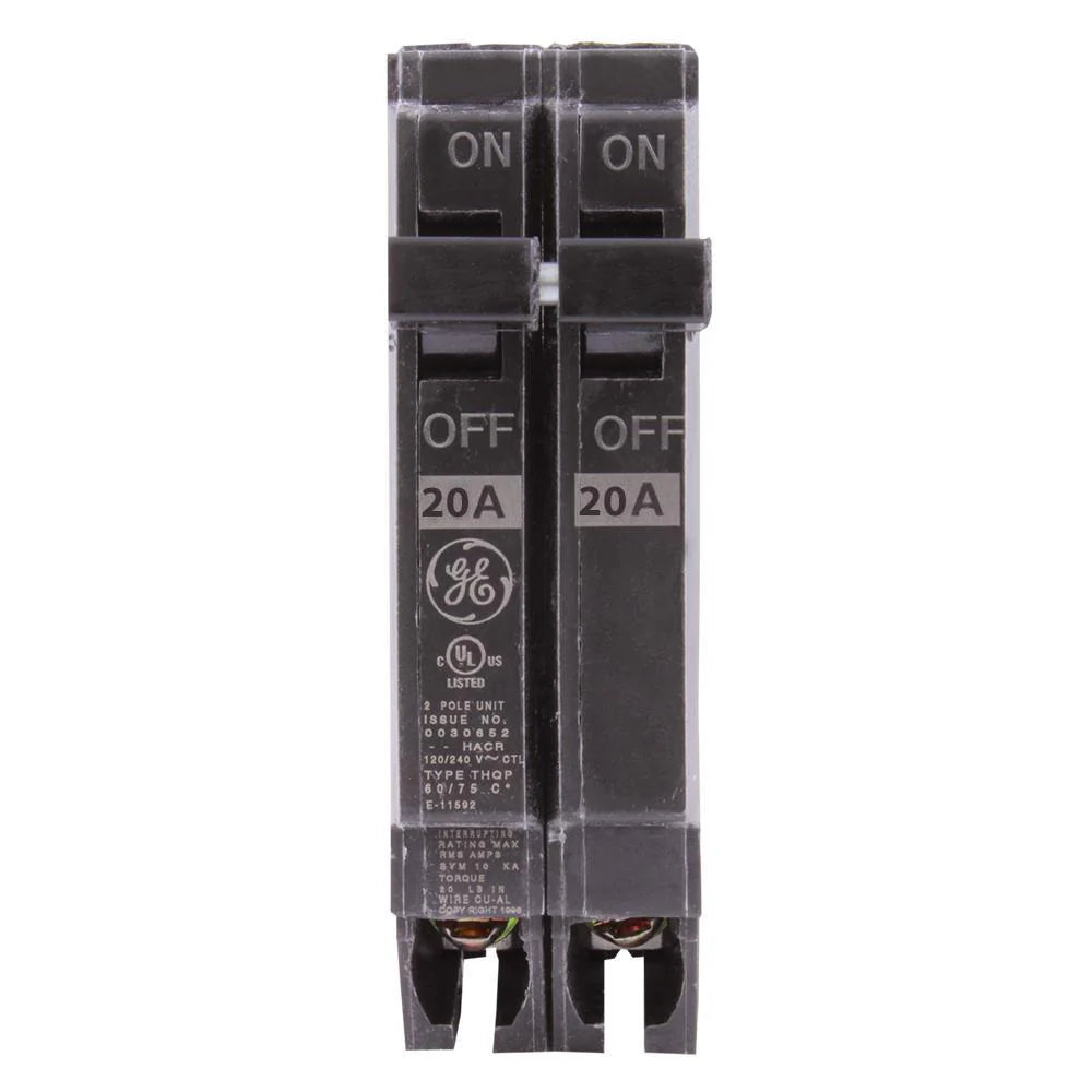 THQP220 | General Electric 20 Amp 1/2" Circuit Breaker