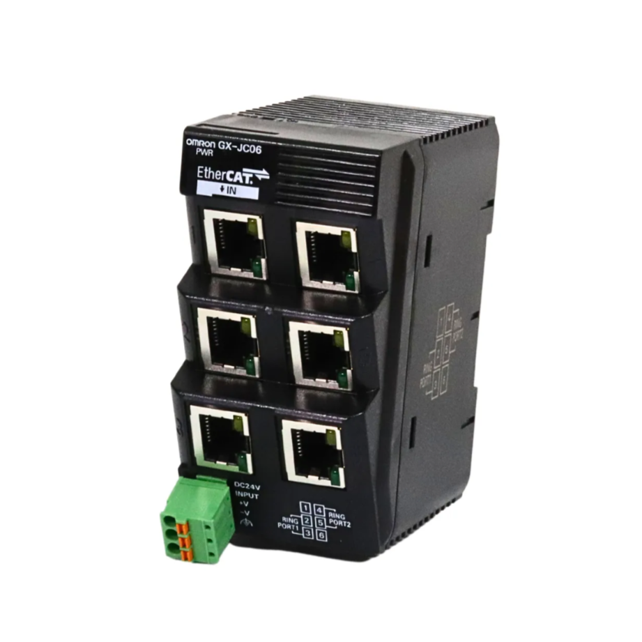 GX-JC06 | Omron 6-Port EtherCAT Module with 24VDC