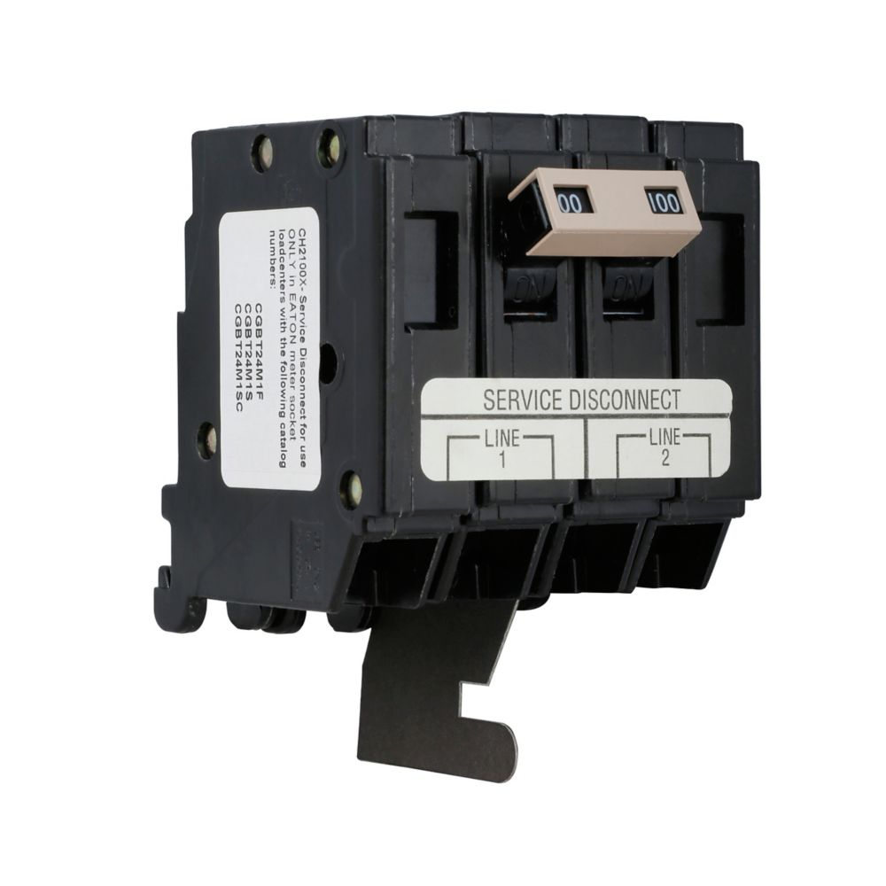 CH2150X | Eaton 150A 2-Pole 120/240V Type CH Plug-In Thermal Magnetic Circuit Breaker