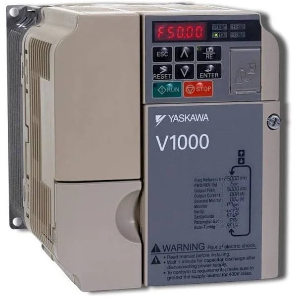 CIMR-VU4A0011FAA | Yaskawa V1000 series - AC Drive - 380Vac-480Vac - 11.1A/9.2A - 5.5kW - 7.5HP - 3-phase input (3P)