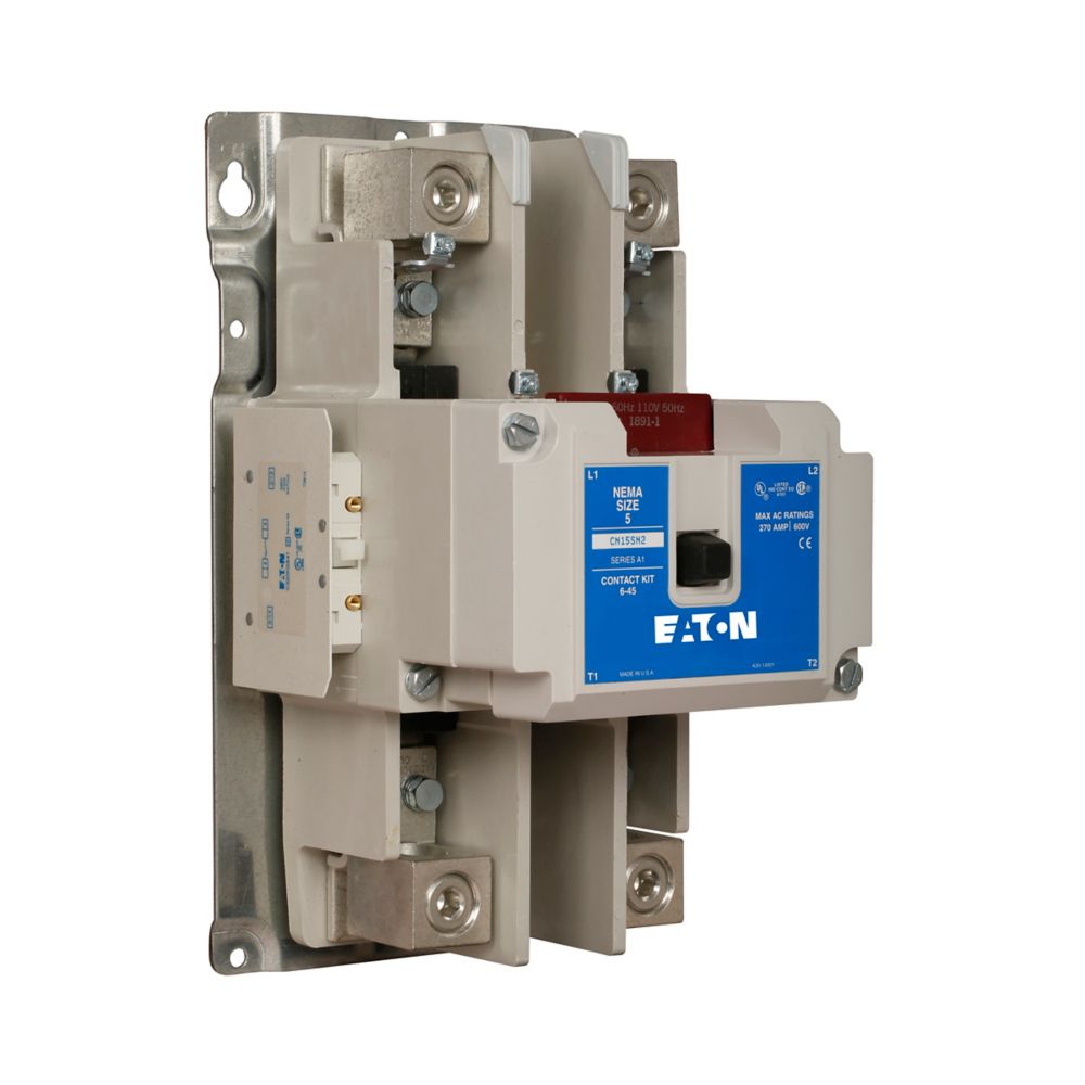 CN15SN3A | Eaton Freedom NEMA Size 5 Motor Control Contactor 270A 3-Phase Non-Reversing