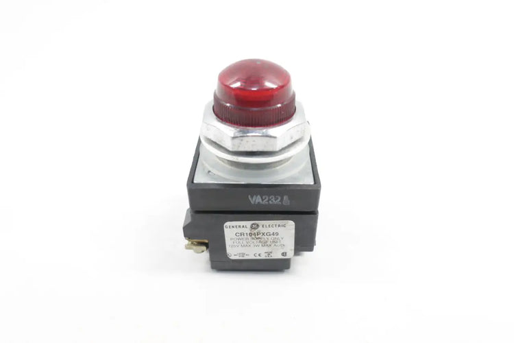 CR104PXG49 | General Electric Oil Tight Indicator Light 125V Max 3W Max AC/DC