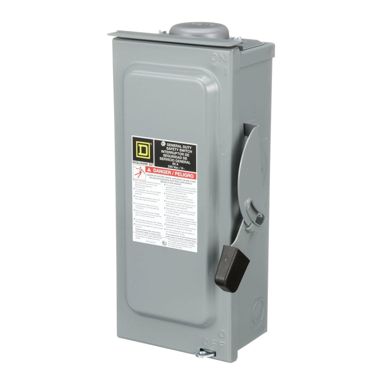 D323NRB | Schneider Electric Square D 30A 3-Pole Non-Fusible Safety Switch