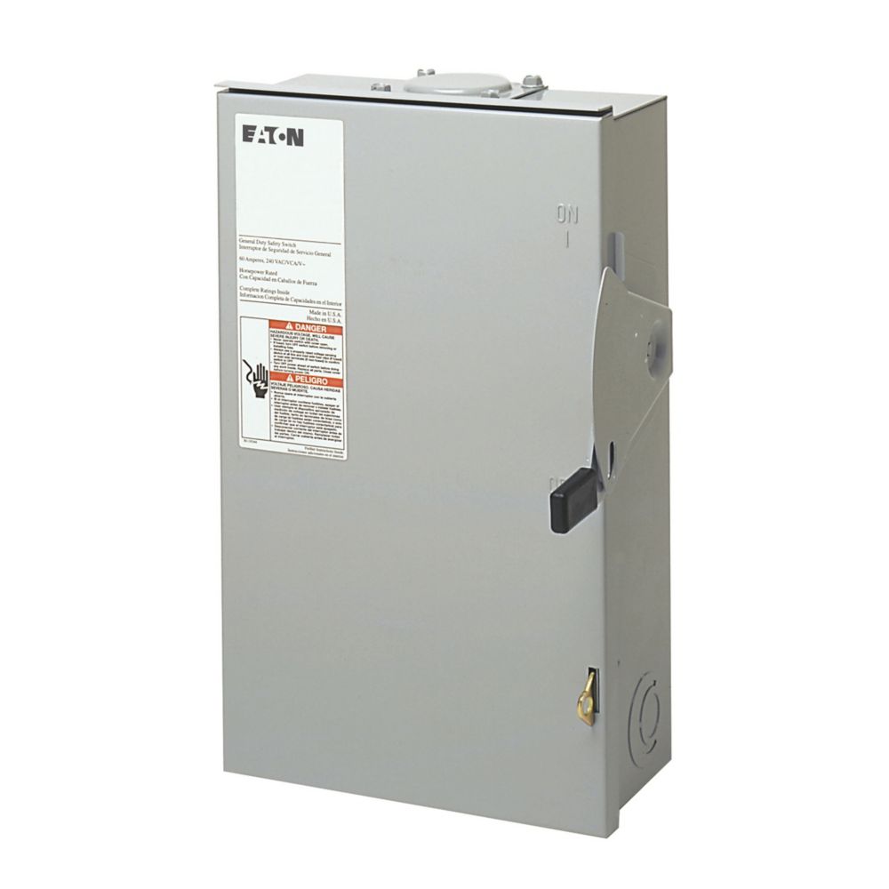 DG322URB | Eaton 60 Amp Disconnect and Safety Switch