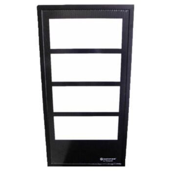 DR-D4B | Notifier Black Blank Door with Lock & Keys for Fire Panel Cabinets