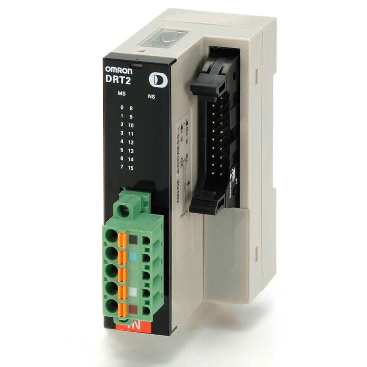 DRT2-OD16MLX | Omron 16-Point 24VDC DeviceNet Digital Output Module with MIL Connectors