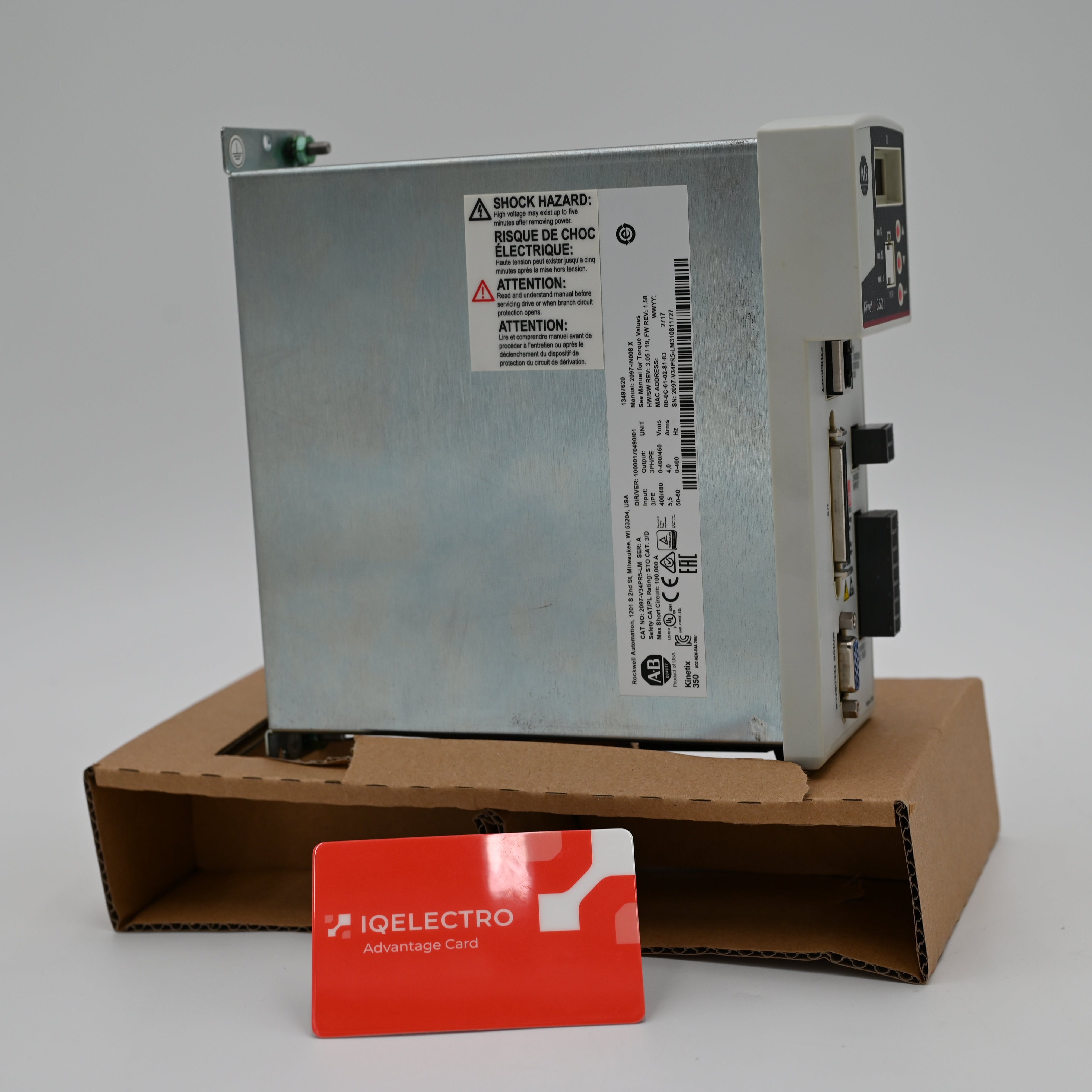 2097-V34PR5-LM Allen-Bradley Kinetix 350 Ethernet/IP AC Servo Drive