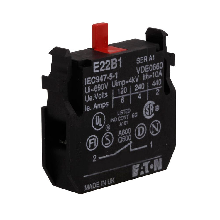 E22B1 | Eaton Pushbutton Contact Block