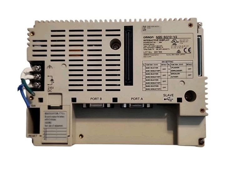 NS5-SQ10-V2 | Omron NS Series 5.7" TFT Touchscreen HMI Operator Interface