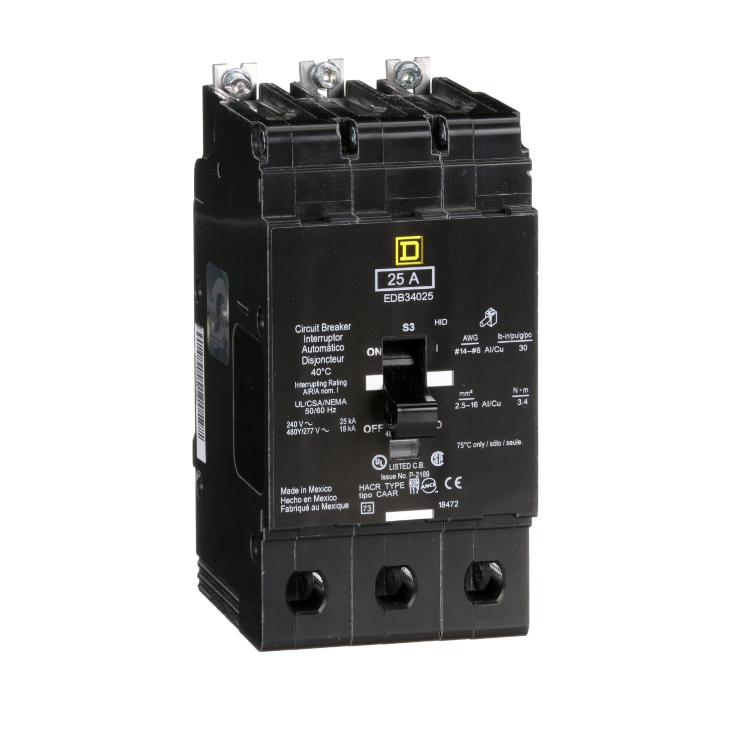 EDB34025 | Schneider Electric Mini Circuit Breaker