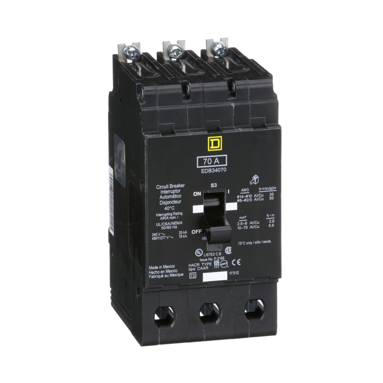 EDB34070 | Schneider Electric Mini Circuit Breaker