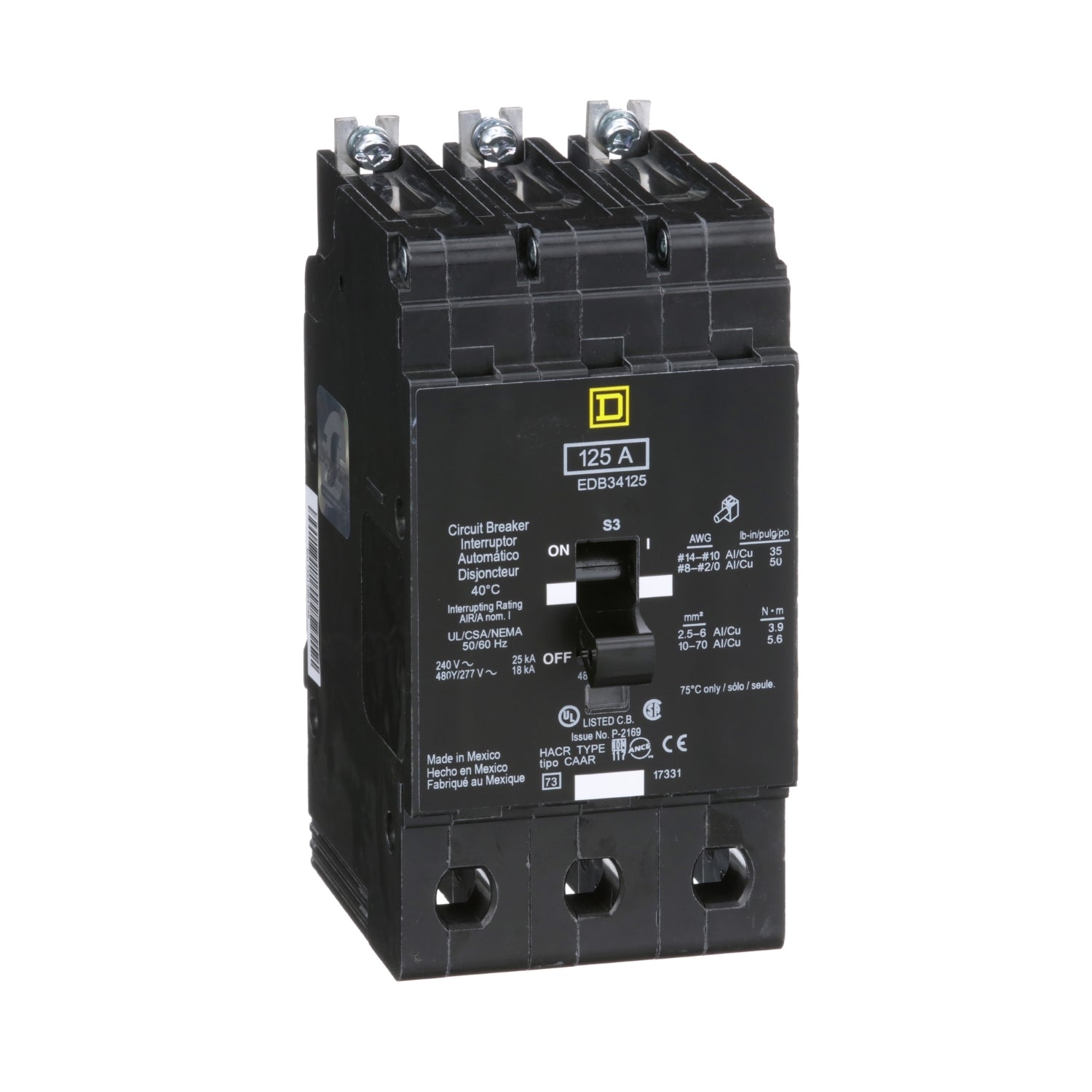 EDB34125 | Schneider Electric Mini Circuit Breaker