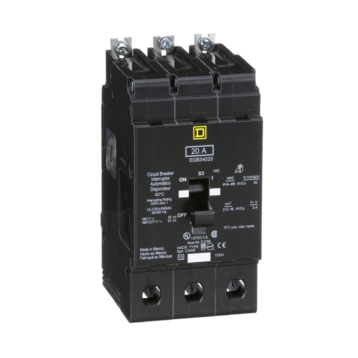 EGB34020 | Schneider Electric Mini Circuit Breaker