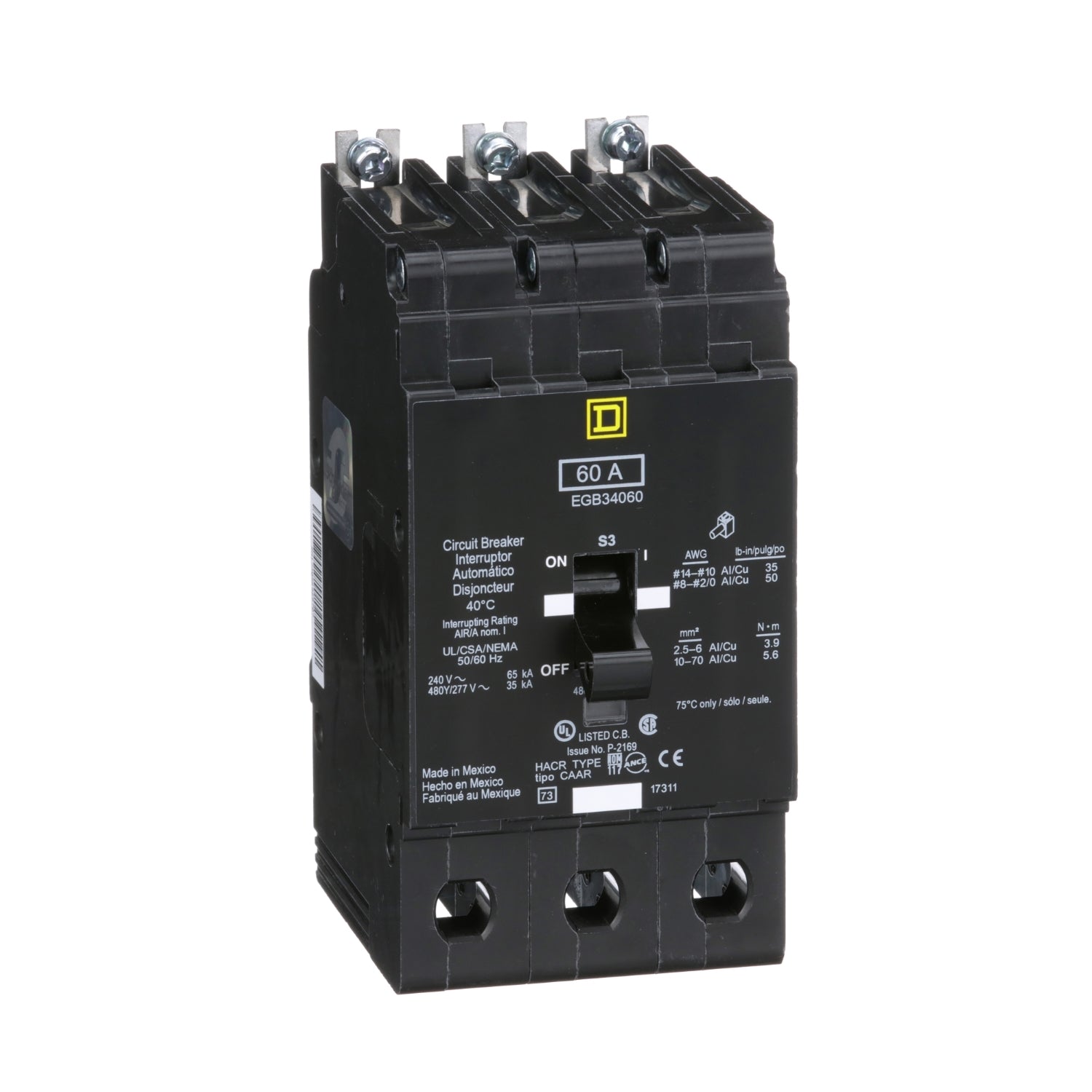 EGB34060 | Schneider Electric Mini Circuit Breaker