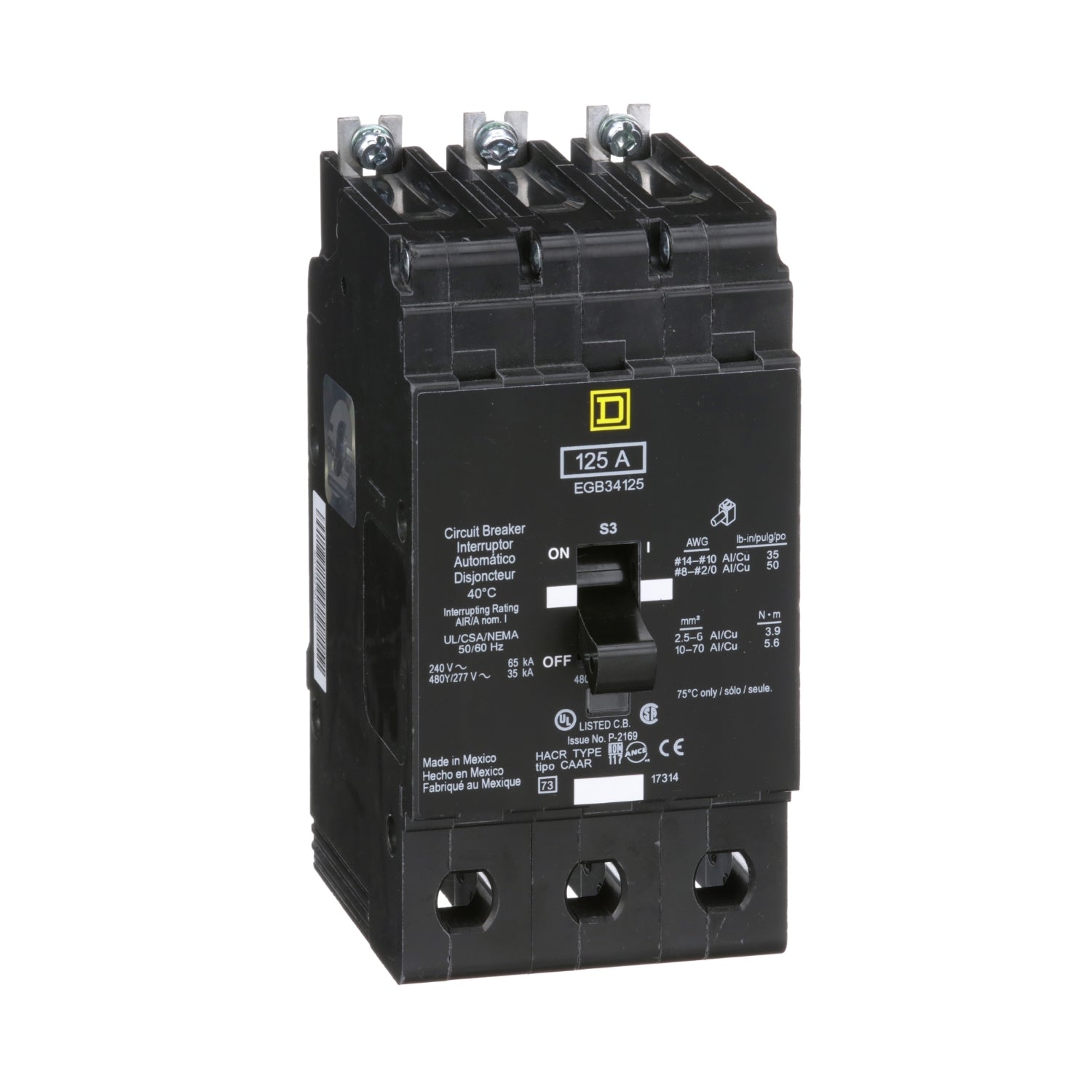 EGB34125 | Schneider Electric Mini Circuit Breaker