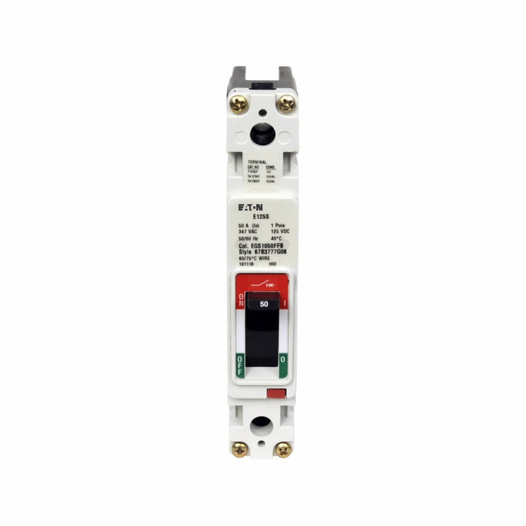 EGH1020FFB | Eaton 20A 1-Pole 600Y/347 VAC Series G Molded Case Circuit Breaker (EG Frame)