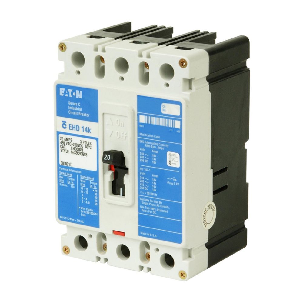 EHD3020 | Eaton Series C Complete Molded Case Circuit Breaker