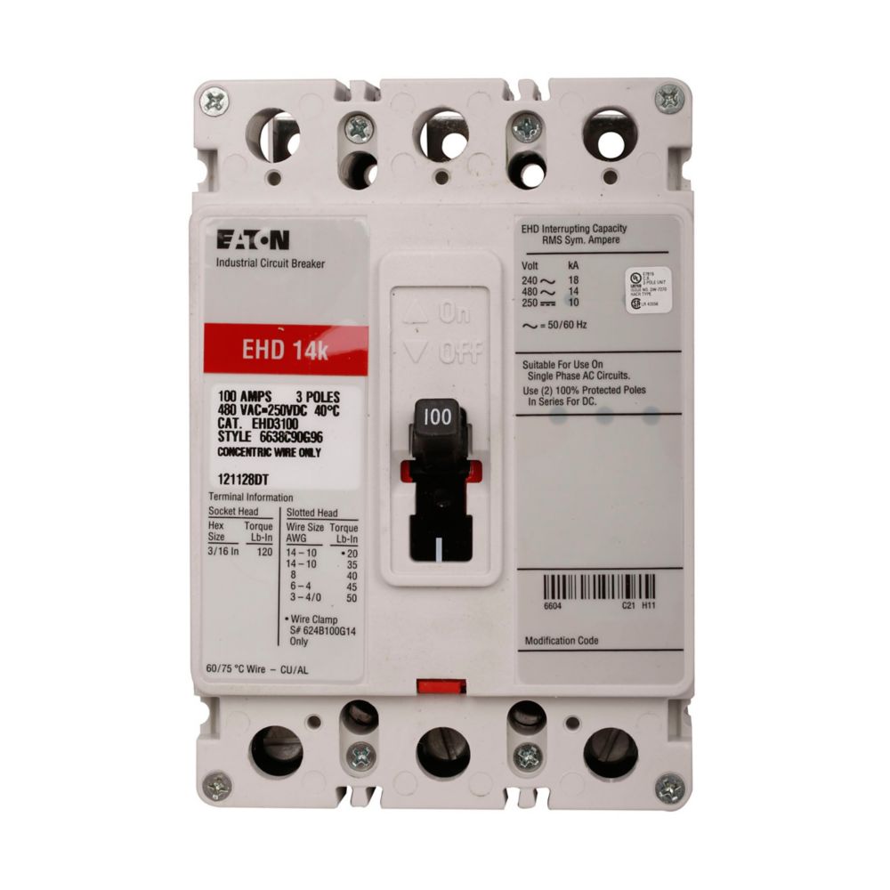 EHD3030 | Eaton Series C Complete Molded Case Circuit Breaker