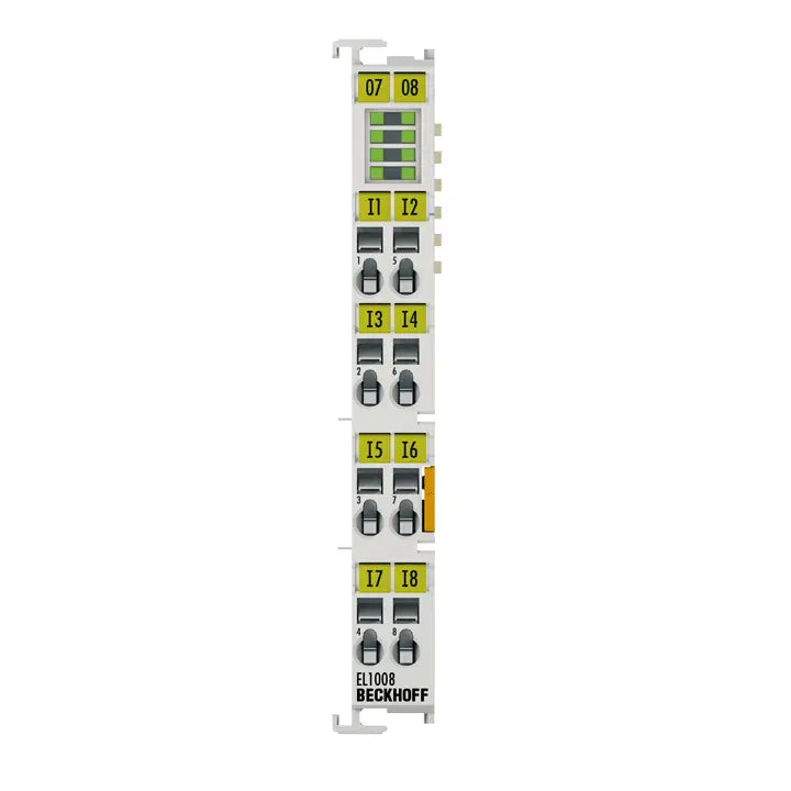 EL1008 | BECKHOFF EtherCAT Terminal, 8-channel digital input, 24 V DC, 3 ms