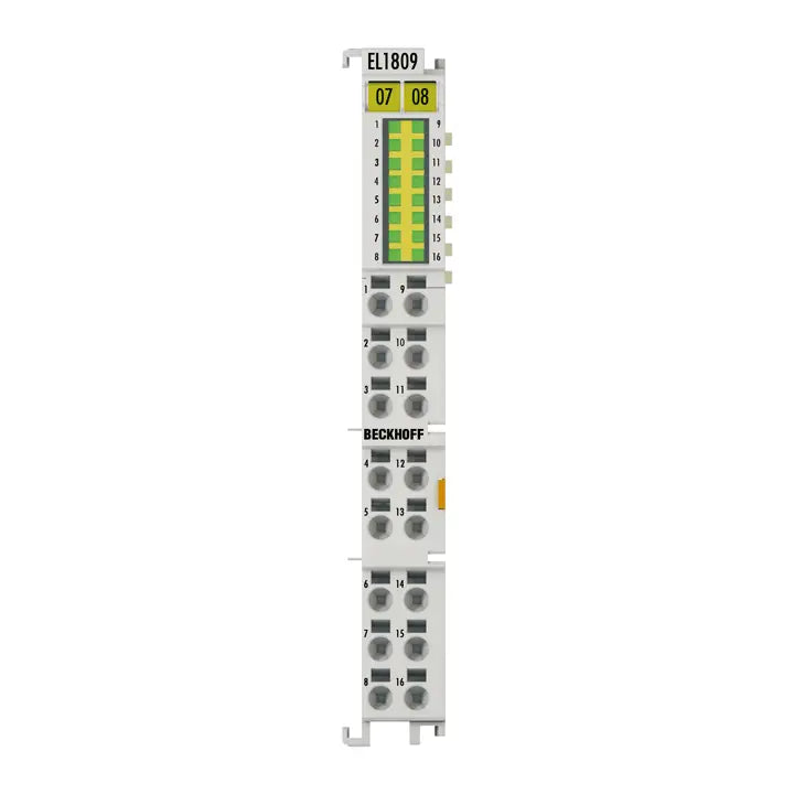 EL1809 | Beckhoff EtherCAT Terminal, 16-Channel Digital Input, 24 V DC