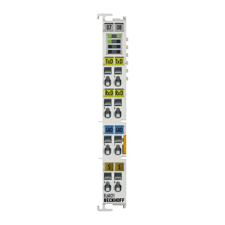 EL6021 | BECKHOFF EtherCAT Terminal, 1-channel communication interface, serial, RS422/RS485