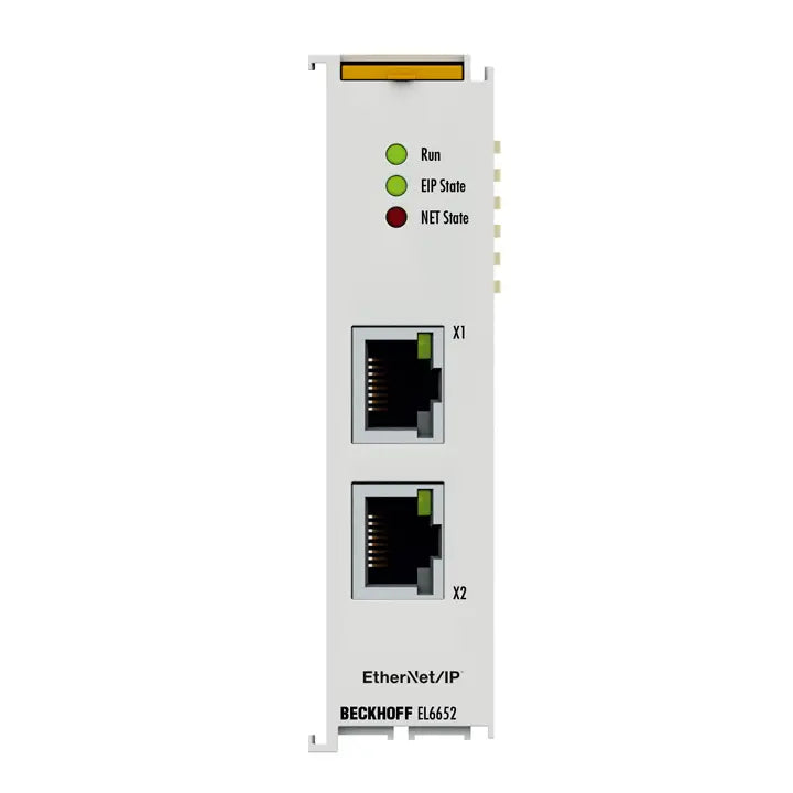 EL6652 | BECKHOFF EtherCAT Terminal, 2-port communication interface, EtherNet/IP, scanner