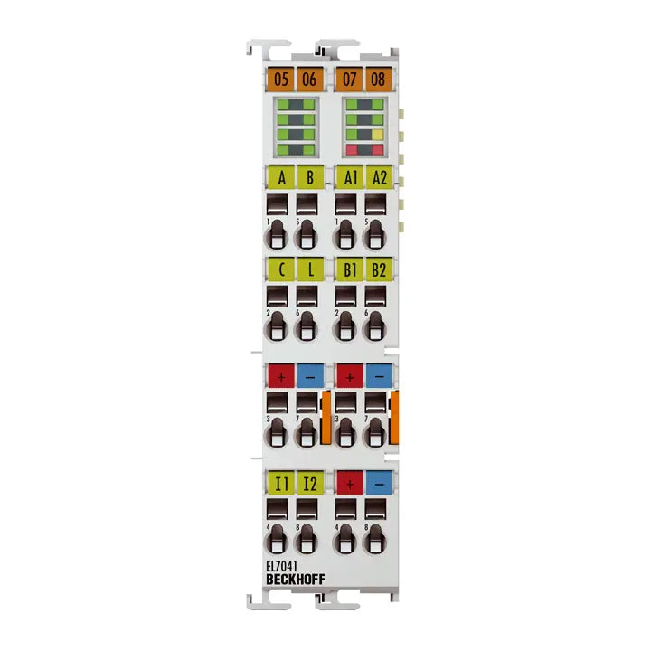 EL7041 | BECKHOFF EtherCAT Terminal, 1-channel motion interface, stepper motor, 48 V DC, 5 A, with incremental encoder