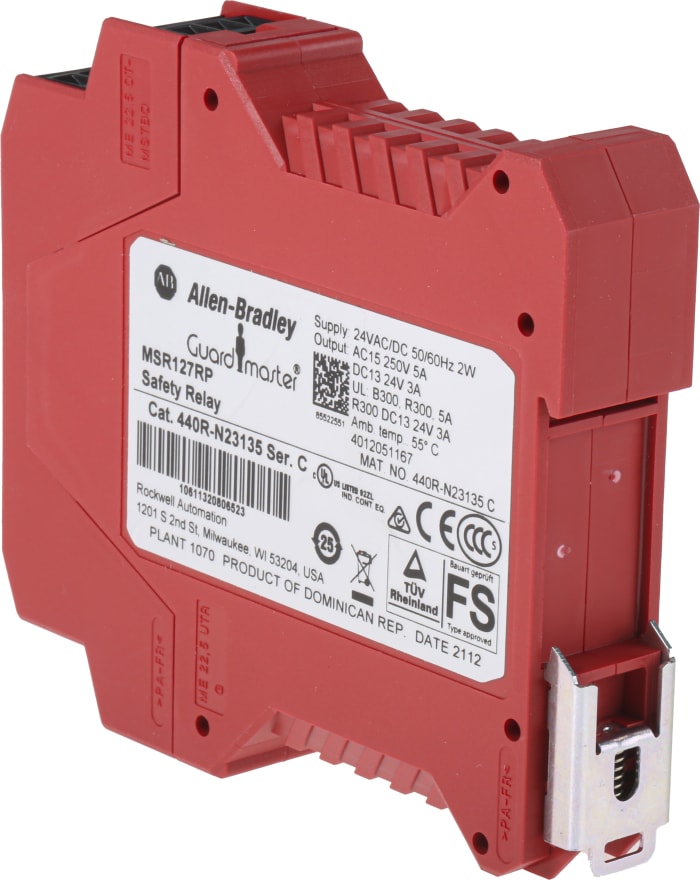 MSR127RP | Allen Bradley Safety Relay 24V Ac/Dc Single Channel
