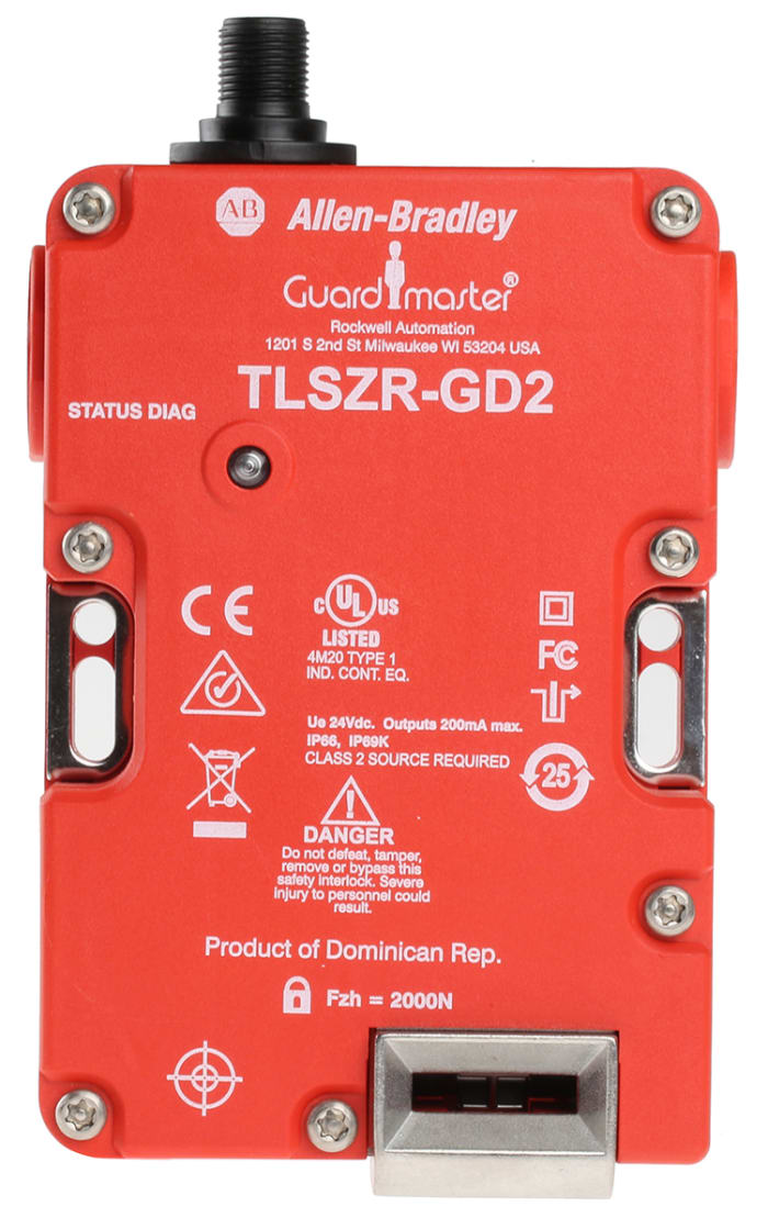 440G-TZS21UPRH | Allen-Bradley TLS-Z GD2 Guard Locking Switch – 24V AC/DC