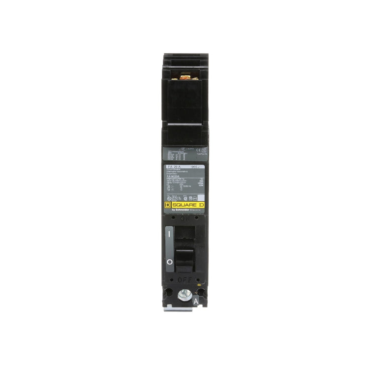 FA14020A | Square D 20A 1-Pole 480Y/277V Thermal Magnetic Molded Case Circuit Breaker