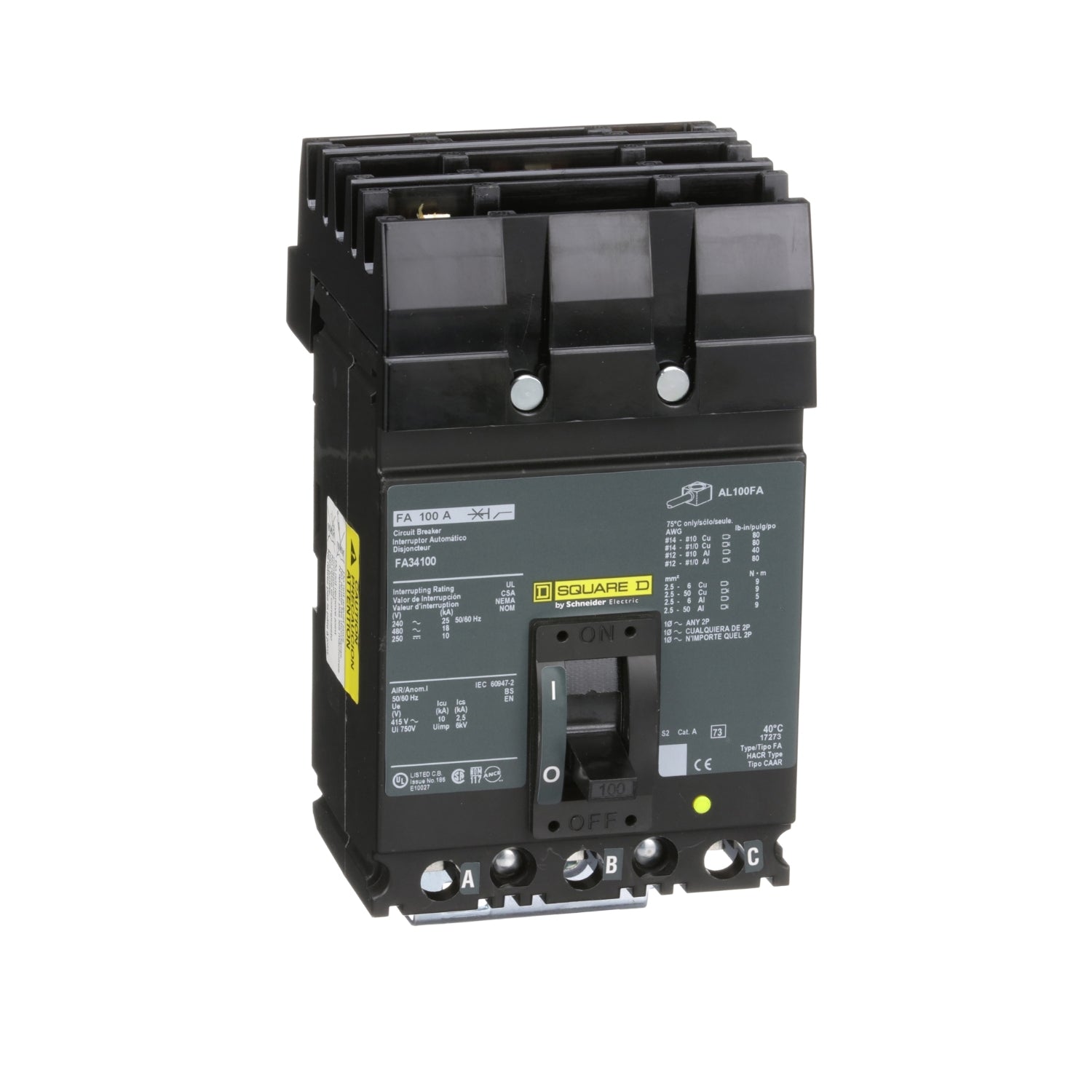 FA34100 | Schneider Electric Circuit Breaker