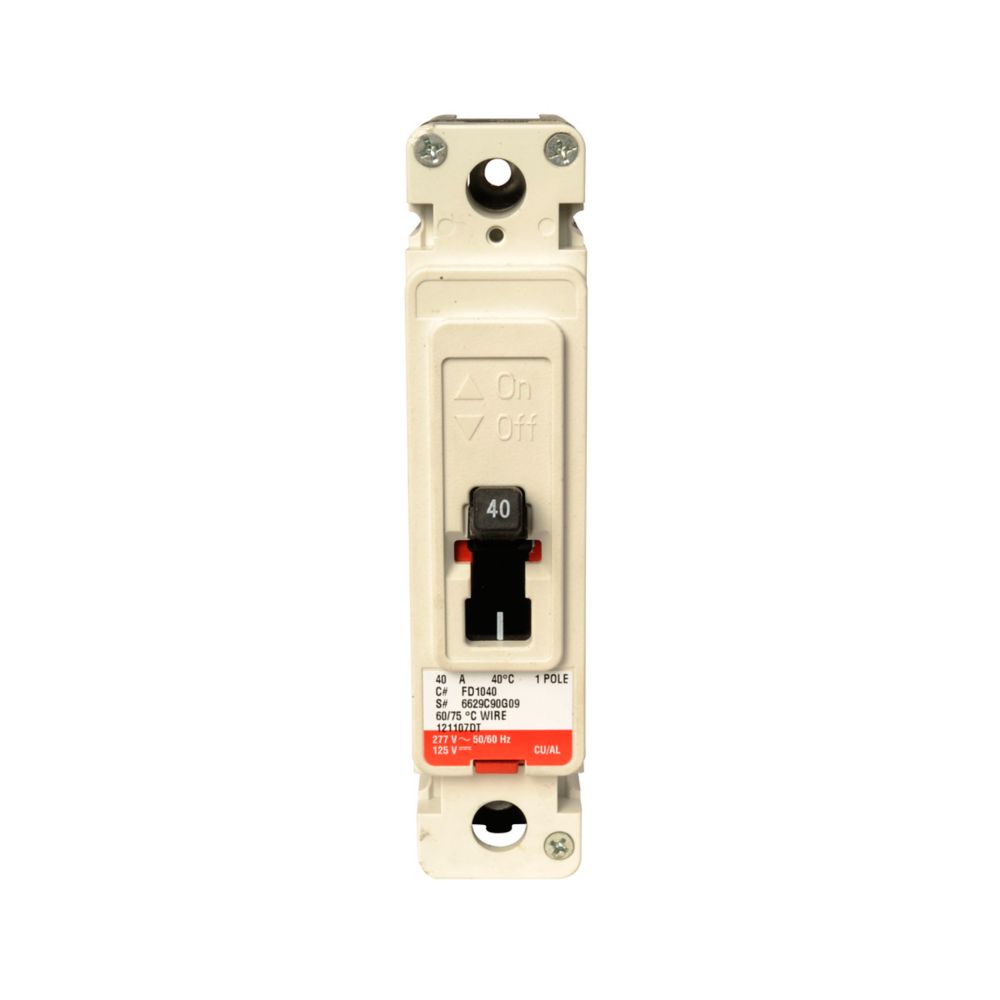 FD1100 | Eaton Cutler-Hammer 1-Pole 100A 277V Bolt-On Molded Case Circuit Breaker