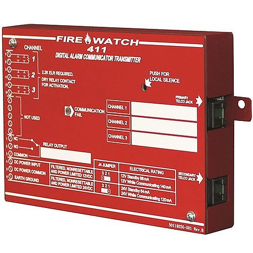 Fire-Lite 411UD 4-Channel Dual-Line Slave Digital Alarm Communicator