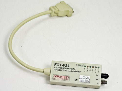 FOT-F24 | Cabletron Fiber Optic Ethernet Transceiver