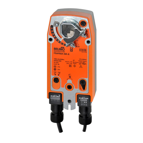 Belimo FSAFB24-SR-S Modulating Fire and Smoke Spring Return Damper Actuator