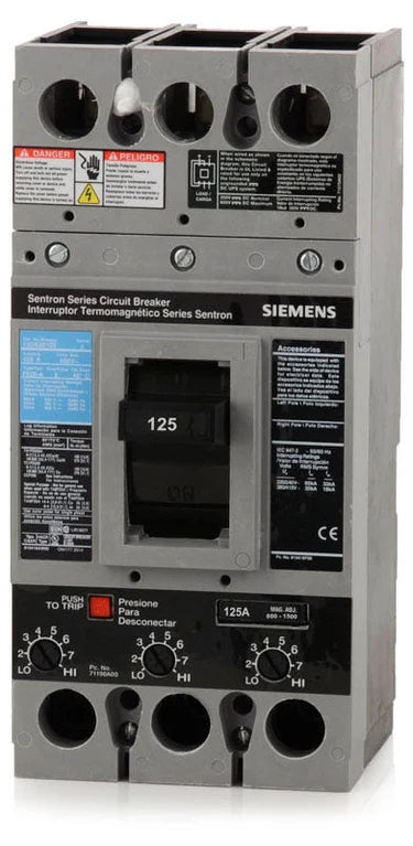 FXD63B125 | Siemens Circuit 3 Pole Circuit Breaker