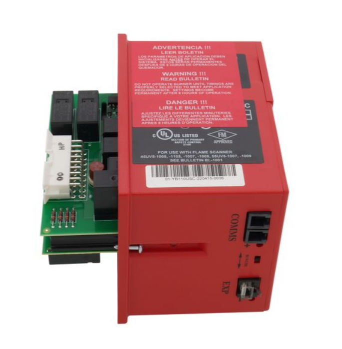 Fireye YB110UVSC BurnerLogix Ultra-Violet Self-Check Flame Amplifier Module 120V