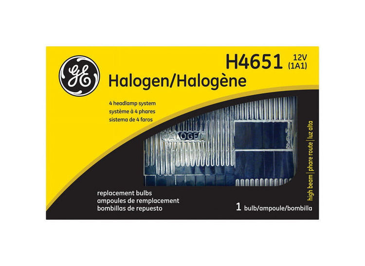 H4651 | General Electric Halogen High-Beam Headlight 12V