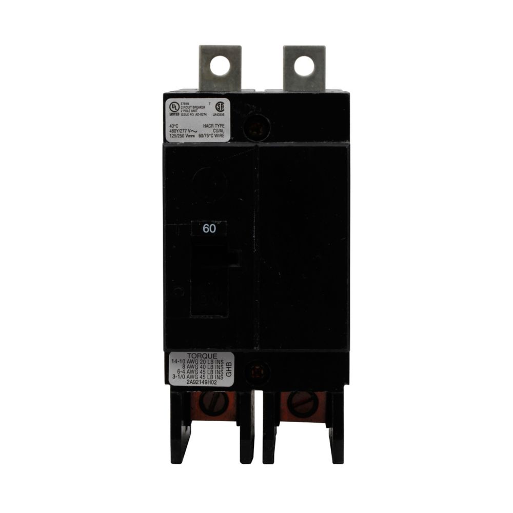 GHB2060 | Eaton Series C Complete Molded Case Circuit Breaker