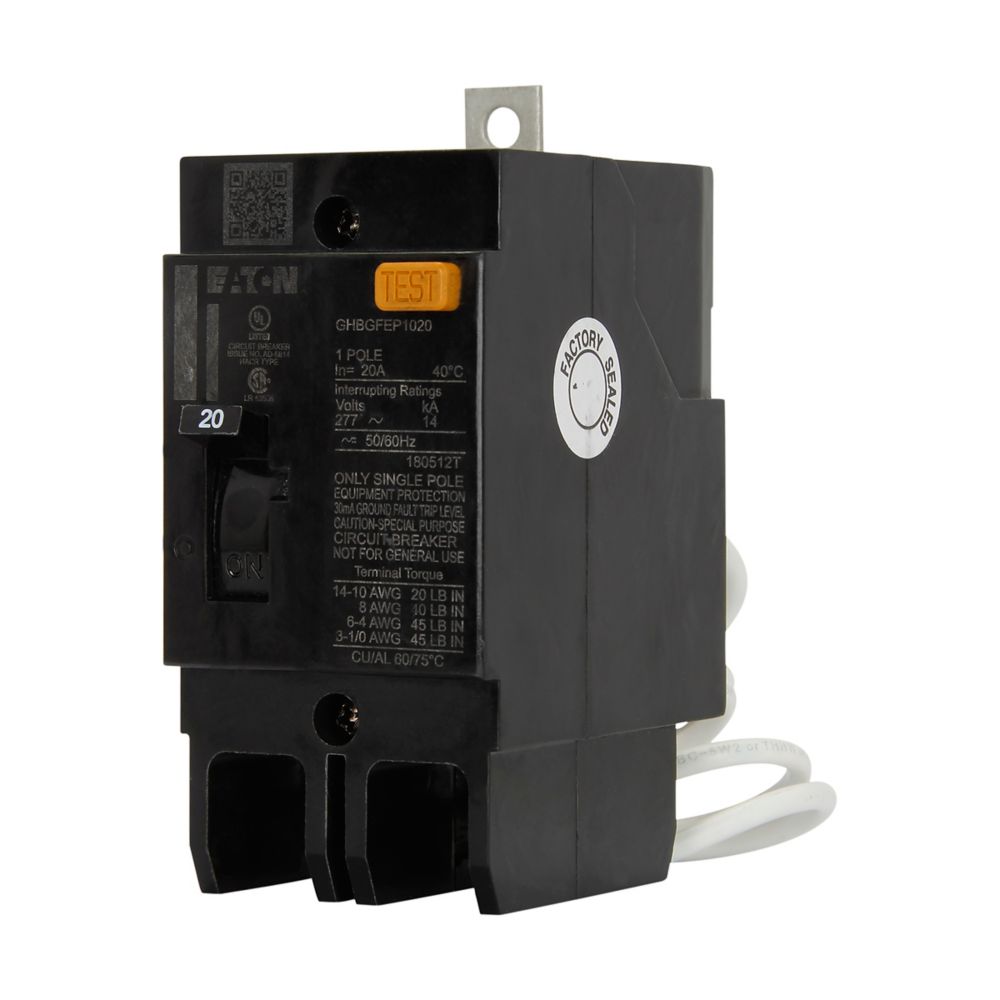 GHBGFEP1030 | Eaton Series C 30A Single-Pole Molded Case Circuit Breaker