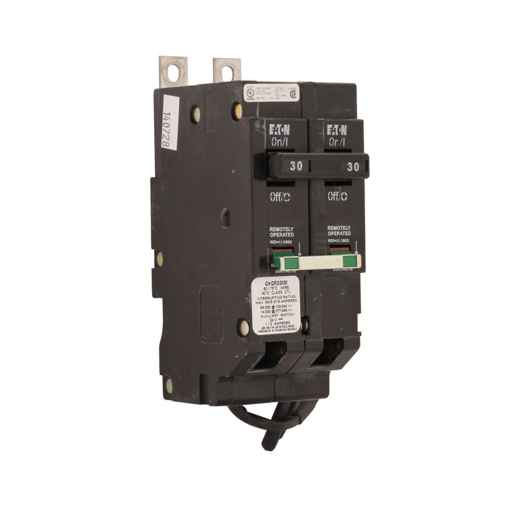 GHQRD2030 | Eaton GHQR 30A 2-Pole Remote Operated Molded Case Circuit Breaker