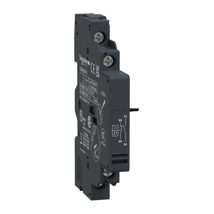 GVAD0110 | Schneider Electric TeSys Deca - auxiliary contact - 1 NO + 1 NC (fault)