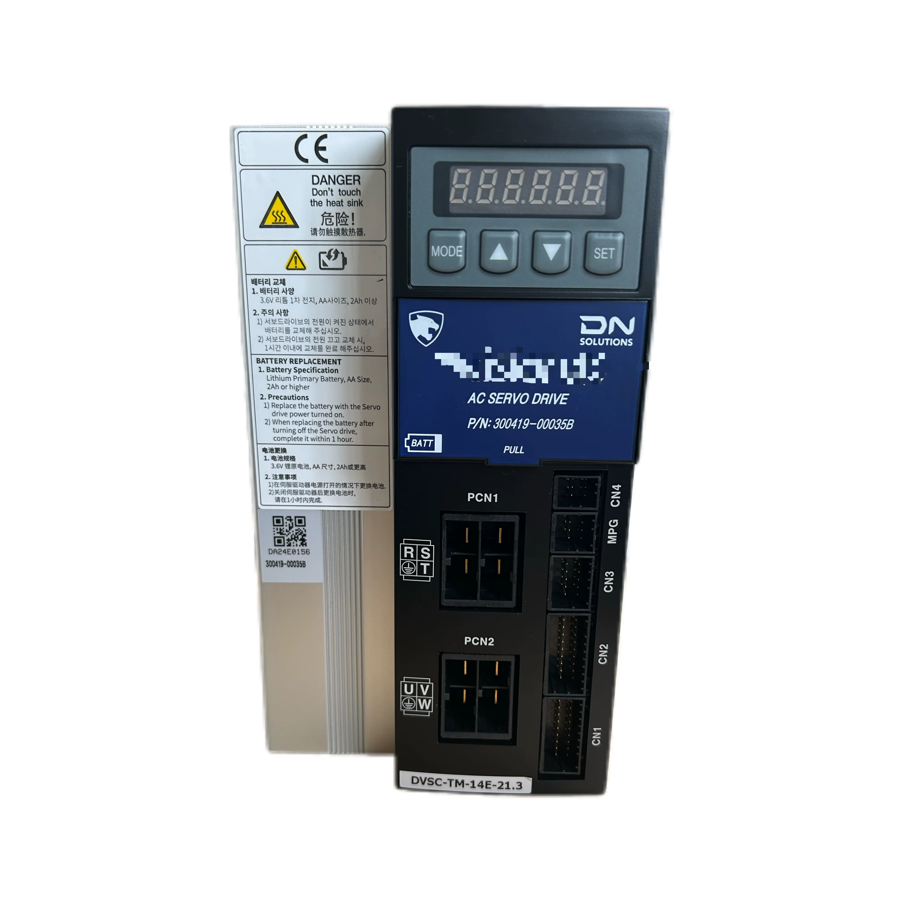 Doosan DVSC-TM-14E 2.5kW 14A 3-Phase AC Servo Drive 300419-00035B